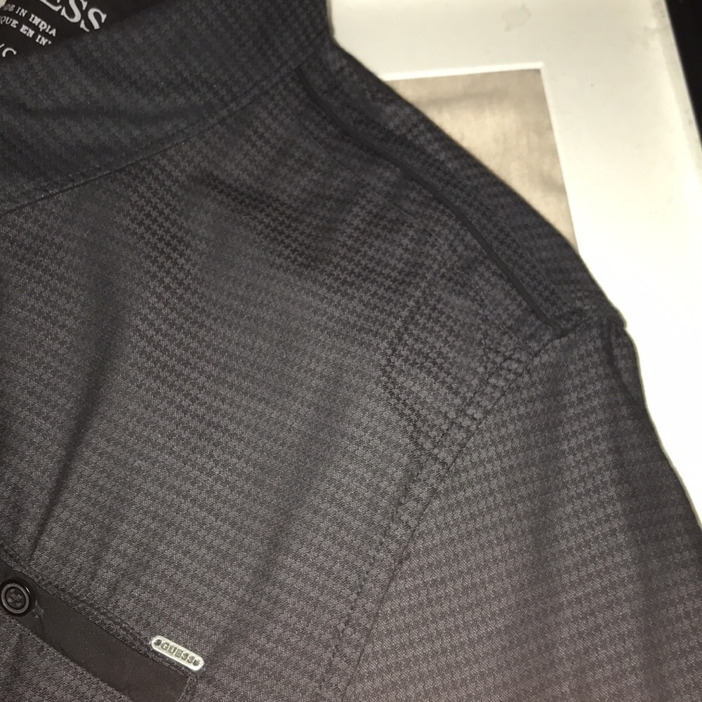 Black and gray dress shirts for men guess - Picture 4 of 5
